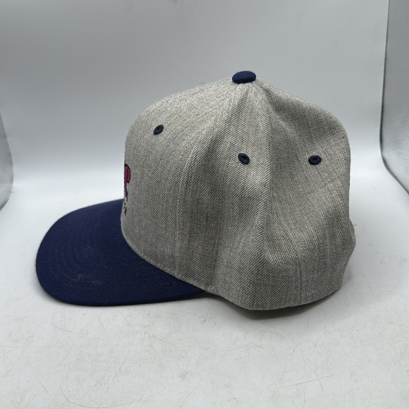 Sport-Tek Gray Blue Snapback Cap Miller Lite Beer J Balvin Latin Music Neon - Picture 4 of 10